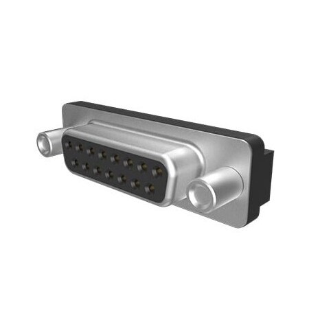 Fci D Subminiature Connector, 37 ContactS, Male, 0.109 Inch Pitch, Press Fit Terminal, No 4-40, D37P90C6GV00LF